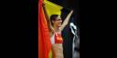 Saltadora de altura belga Tia Hellebaut regresa al deporte activo