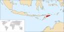 Mapa de Timor Leste tomado de Wikipedia