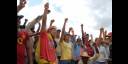 Estudiantes de la Universidad de La Habana y combatientes de las Fuerzas Armadas Revolucionarias