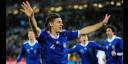 Martín Demichelis disfruta de su gol ante Grecia