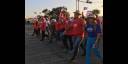 El Comandante de la Revolución Ramiro Valdés Menéndez encabezó la nutrida marcha en Santiago de Cuba