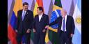 Frente a la agresión mantenida del poder imperialista, Venezuela sigue apostando a la multipolaridad. Los presidentes Maduro, Luis Arce y Lula en la reciente reunión de los países sudamericanos.