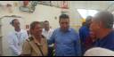 Ministro de Transporte de visita en Isla de la Juventud para analizar los detalles de la puesta en explotación del ferry Perseverancia