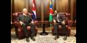 El Presidente de la República de Cuba y su homólogo namibio sostuvieron conversaciones oficiales en la mañana de este domingo
