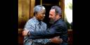 Nelson Mandela y el Comandante en Jefe Fidel Castro Ruz