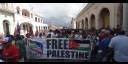 Marcha pinareña en repudio al genocidio en la Franja de Gaza-2