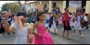 Desfile martiano en Isla de la Juventud