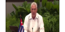 El Presidente cubano Miguel Díaz-Canel Bermúdez