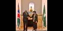 El titular del Parlamento cubano también dialogó fraternalmente con la Presidenta electa de la hermana nación africana, Netumbo Nandi-Ndaitwah