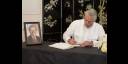 Firmó Díaz-Canel libro de condolencias por la muerte de Jiang Zemin