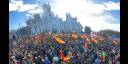 Miles de manifestantes se concentraron el sábado en la plaza de Cibeles de Madrid