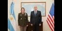 La jefa del Comando Sur de Estados Unidos, Laura Richardson,  visita Argentina