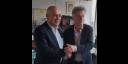 Roberto Morales Ojeda fue recibido por el secretario nacional del Partido Comunista Francés, Fabien Rousse.