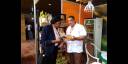 Emma Hippolytte, ministra de Comercio, Industria y Desarrollo de Negocios de Santa Lucía recorrió los stands de ExpoCaribe 2023