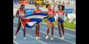 Cuba se llevó el oro en el relevo 4x100