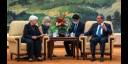 El primer ministro de China, Li Qiang, y la secretaria del tesoro de Estados Unidos, Janet Yellen.