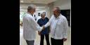 Marrero Cruz recibe a Evgueny Dmitrievich Grigoriev, presidente del Comité de Relaciones Exteriores de San Petersburgo