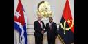 El presidente de Cuba fue recibido oficialmente por el Jefe de Estado de Angola, João Lourenço