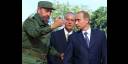 Vladimir Putin  junto a Fidel Castro