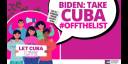 Sacar a Cuba de lista terrorista, prioridad de solidarios en EE.UU