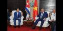 El Jefe de Gobierno cubano intercambió con Tran Hong Ha, vice primer ministro de la República Socialista de Vietnam