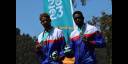 Reidy Cardona y Carlos Ajete, miembros del equipo cubano de remo