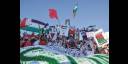La marcha de los jóvenes palestinos y cubanos en La Habana