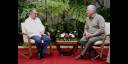 Encuentro del primer secretario del Partido Comunista de Cuba y presidente de la República, Miguel Díaz-Canel, con el secretario general del Partido Comunista Español, Enrique Santiago Romero