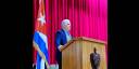 En su discurso Díaz-Canel aludió al holocausto palestino a manos del gobierno de Israel y de quienes alimentan esas ganas de matar