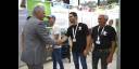 Durante el recorrido por la 1ra. Feria de Innovación para el Desarrollo Sostenible, el Presidente intercambió con representantes de las provincias, empresas, centros de investigación y organismos