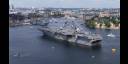 Navío de guerra de Estados Unidos en zona del Mar Báltico