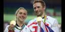 La pareja de oro, Laura Trott y Jason Kenny, en los Juegos Olímpicos de Río de Janeiro, en 2016