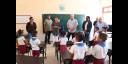 Sobre el desarrollo de los procesos educativos en el seminternado Combate de El Uvero, en Guamá, conoció el Presidente cubano