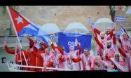 Delegación cubana en la inauguración de los Juegos Olímpicos París 2024