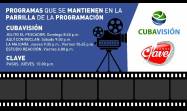 Programas de la Televisión cubana