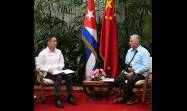 Encuentro de Miguel Díaz-Canel con Hua Xin, nuevo embajador de la República Popular China en Cuba