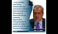 El representante de Colombia ante la ONU también se sumó al llamado de la comunidad internacional para pedir al gobierno de EE.UU. que elimine el bloqueo contra Cuba