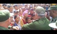 Visita de Miguel Díaz-Canel a Pilón, Granma