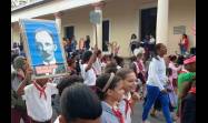 Desfile martiano en Isla de la Juventud