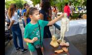 Feria de ciencias en la Universidad de La Habana.