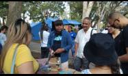 Buen ambiente juvenil en la Feria del Libro