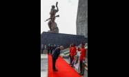 Manuel Marrero rinde tributo a los héroes de Namibia