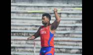 Guillermo Varona se llevó el bronce en la jabalina.