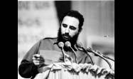 Fidel leyendo la carta de despedida del Che.