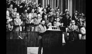 Fidel interviene en el 1er. Congreso del Partido. Diciembre de 1975.