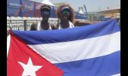 La dupla cubana de Maykelin Cardona y Kailin Garrido en el voleibol de playa de los Juegos Centroamericanos y del Caribe Santo Domingo 2026.