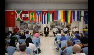 Presidente cubano en Encuentro de solidaridad con Cuba en Pinar del Río en vísperas del aniversario 73 del asalto a los cuarteles Moncada y Carlos Manuel de Céspedes
