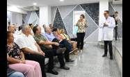 Presidente cubano visita Hospital Ginecobstétrico Universitario Ramón González Coro
