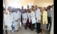 Presidente cubano visita Hospital Ginecobstétrico Universitario Ramón González Coro