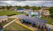Electrolinera para la carga de vehículos eléctricos.